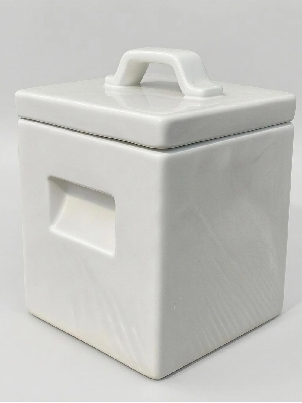 Williams Sonoma Signature White Porcelain Storage Container Large